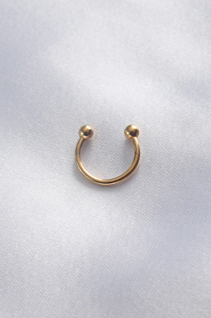 316L Cerrahi Çelik Minimal Toplu Gold Renk Halka Piercing