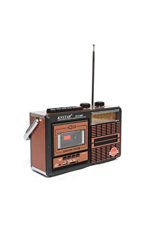 Knstar Nostaljik Bluetooth'lu Kaset Çalar + Usb + Sd + Tf Card + Fm Radyo Fm/am/sw1-2 Radyo