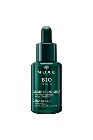 Nuxe Bio Organic Chia Seeds Yaşlanma Karşıtı 30 Yaş + Gece-Gündüz Yüz Serumu 30 ml 