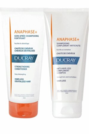 Ducray Anaphase+ Saç Dökülme Karşıtı Şampuan 200 ml-Ducray Anaphase Besleyici Saç Bakım Kremi 200 ml