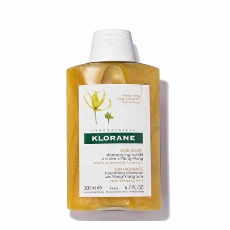 KLORANE Shampooing Nutritif a la cire d'Ylang Ylang 200 ml - Güneş Bakım Şampuanı