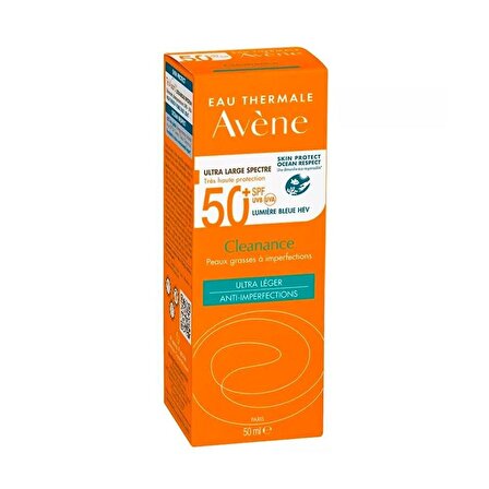 Avene Cleanance 50+ Faktör Sivilce Karşıtı Akneli-Yağlı Ciltler İçin Renksiz Güneş Koruyucu Krem 50 ml