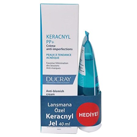 Ducray Keracnyl Pp Cream 30 ml + Keracnyl Jel 40 ml 