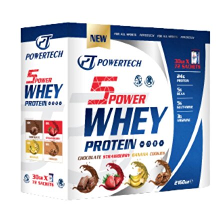5Power Whey Protein Tozu 30 gr X 72 Saşe 2160 gr