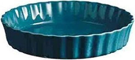 EH Tart-Börek Fırın Kabı Yuvarlak Tart 24.5 cm 250 ml Mavi/Blue Flame -976024