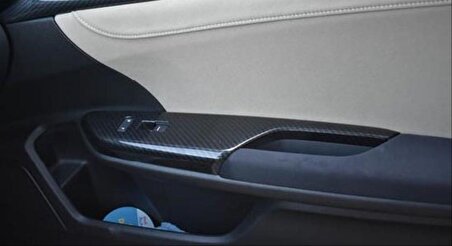 Honda Cıvıc Fc5 2016-2020 Kapı Kolçak Kaplama Karbon