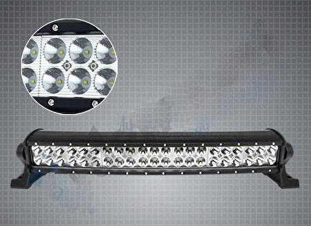 Off Road Led Bar Düz Model Çift Sıra Led 180 Watt 80 Cm