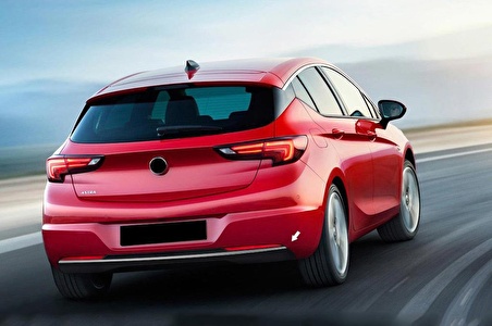 Opel Astra K Hb Krom Arka Tampon Çıta 2015 Üzeri