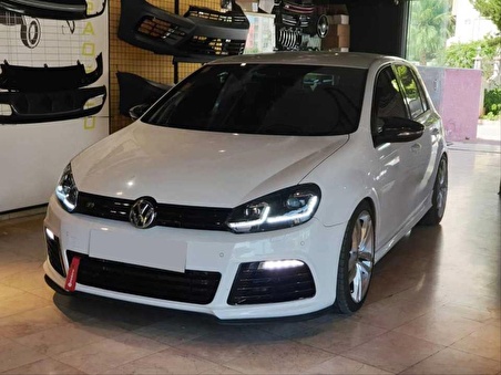 Volkswagen Golf 6 İçin 7.5 Görünüm J Led Far  (Uzun Kısa Led Ampul -Tam Dolu)