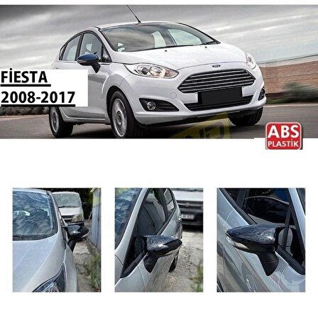 Ford Fiesta (2008-2017) Batman Yarasa Ayna Kapağı (Piano Black)
