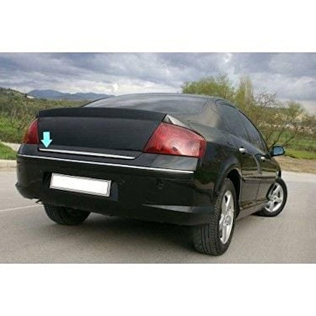 Peugeot 407 Uyumlu Bagaj Alt Çıta 2004-2010 Paslanmaz Çelik Parça