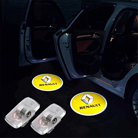 Renault Koleos Kapı Altı Logo Hayalet Logo