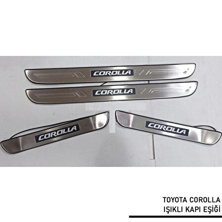 Toyota Corolla 2014- Işıklı Kapı Eşiği