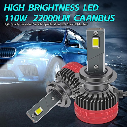 Led far ampulü canbus 110W 22000LM H7 12-30V / LAAM921