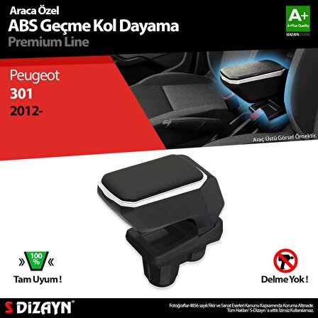 Peugeot 301 Kol Dayama Kolçak Geçmeli ABS Gri 2012 Üzeri