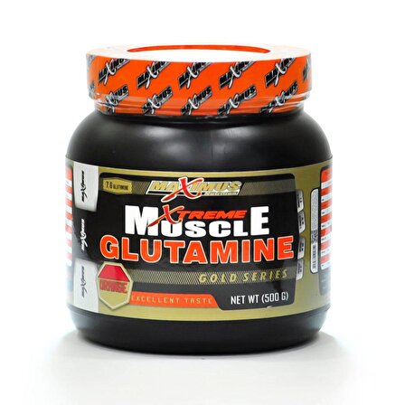 Maximus Nutrition Muscle Glutamine 500 Gr - PORTAKAL