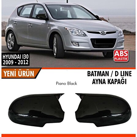 Hyundai İ30 Batman Ayna Kapağı 2009-2012 Parlak Siyah