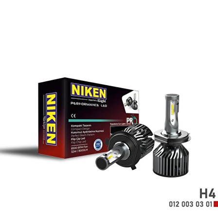 H4 Led Xenon Far Ampulü Yeni Nesil Pro Niken