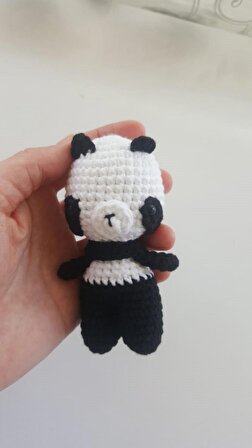 panda ve aslan örgü oyuncak
