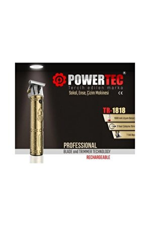 Powertec TR-950 +TR-850 +TR-1818 Profesyonel Metal Bakım Seti 3lü Set