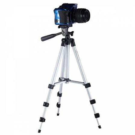 Polham Profesyonel Tripod Üç Ayak Profesyonel Kamera Telefon Tripodu 360 Derece Oynar Başlık