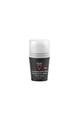 Vichy Homme Antiperspirant Ter Önleyici Leke Yapmayan Roll-On Deodorant 50 ml