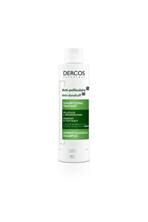 Vichy Dercos Normal-Yağlı Saçlar İçin Kepek Önleyici Şampuan 200 ml