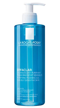 La Roche Posay Effaclar Hassas Cilt için Arındırıcı Parabensiz Yüz Temizleme Jeli 400 ml 
