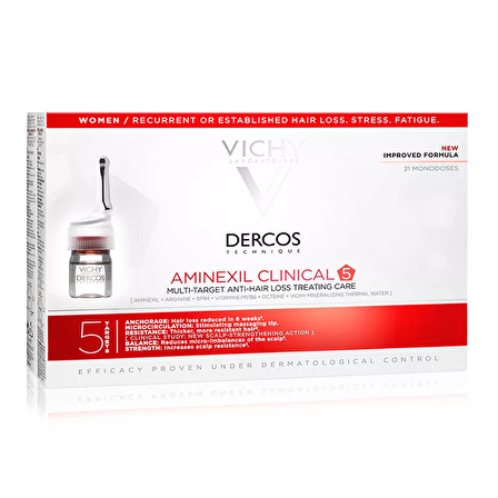 Vichy Dercos Aminelix Clinical 5 21x6ml Serum  Kadınlar İçin