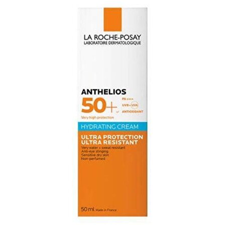 La Roche Posay Anthelios Ultra 50+ Faktör Nemlendirici Hassas Ciltler İçin Renkli Yüz Güneş Koruyucu Krem 50 ml