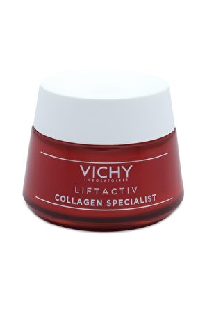 Vichy Liftactiv Collagen Specialist Yaşlanma Karşıtı Hyalüronik Asit Kolajen 30 Yaş + Gündüz Yüz ve Boyun Kremi 50 ml 