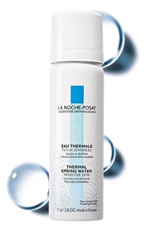 La Roche-Posay Eau Thermale Tüm Cilt Tipleri İçin Su Bazlı Yağsız Nemlendirici Yüz Bakım Spreyi 50 ml