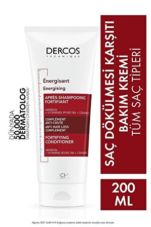 Dercos Energising Fortifying Conditioner 200 ml