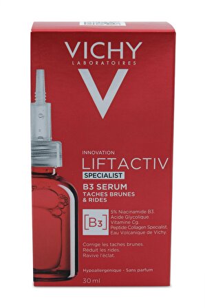 Vichy Liftactive Specialist Yaşlanma Karşıtı Kolajen 30 Yaş + Gece-Gündüz Yüz ve Boyun Serumu 30 ml 