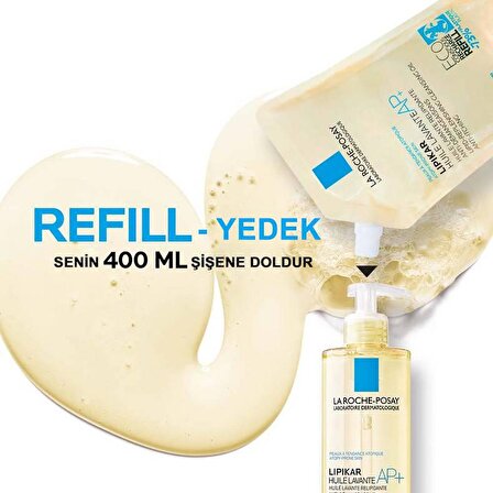 La Roche Posay Lipikar AP+ Refill Cleansing Oil Vücut Yıkama Yağı 400 ml