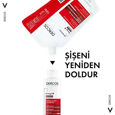 Vichy Dercos Energisant Saç Dökülmesine Karşı Şamp 500 ml