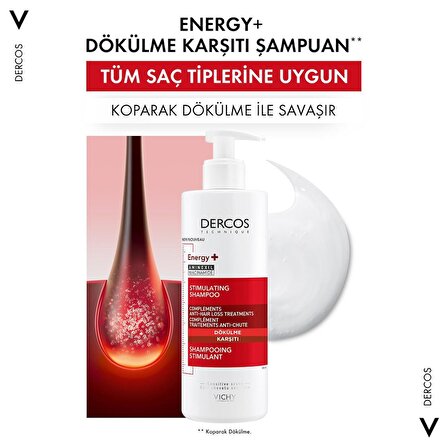 Vichy Dercos Energisant Saç Dökülmesine Karşı Şamp 500 ml