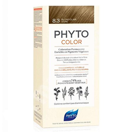  Phyto Phytocolor Bitkisel Saç Boyası 8.3 Sarı Dore Yeni Formül