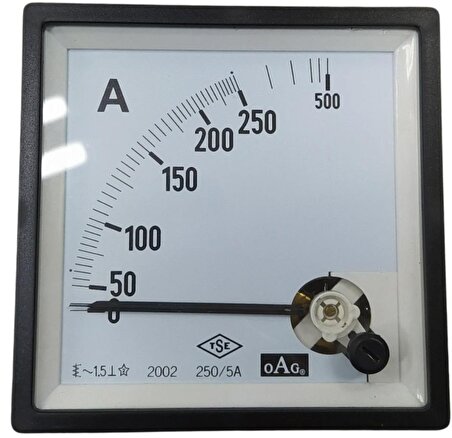 OAG Panelmeter CP-96 250/5A