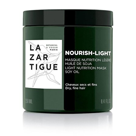 Lazartigue Nourish Light Besleyici Vegan Saç Maskesi 250 ml - İnce Telli Saçlar İçin