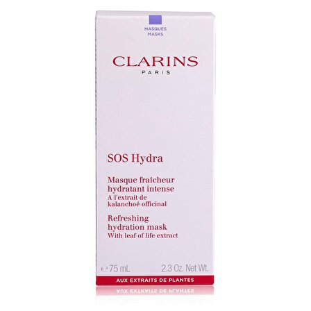 Clarins Mask Sos Hydra Retail 75 ml - Çok Kuru Ciltler Için Yüz Maskesi