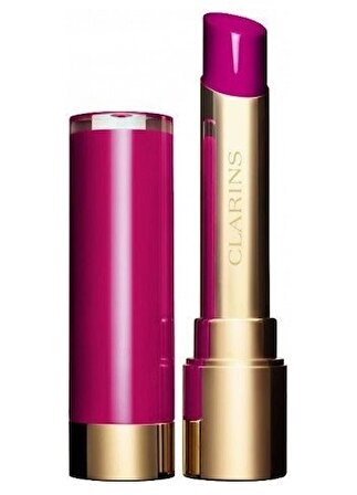 Clarins Joli Rouge Lacquer 762L Pop Pink Intense Color Lip Balm