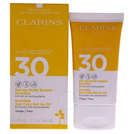 Clarins Sun Care Gel-to-oil For Face Spf30 50 ml