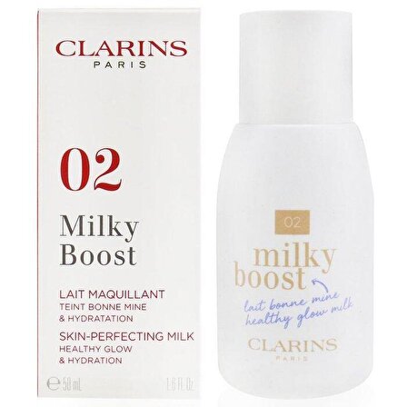 Clarins Milky Boost 02 50 ml Sütlü Renkli Nemlendirici BB