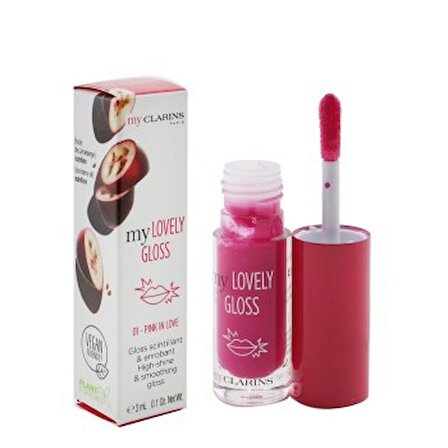 Clarins My Clarins Lovely Gloss High Shine 01 Pink In Love