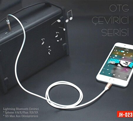 Concord iPhone Lightning to 3.5 Aux 1M Çevirici OTG JH023