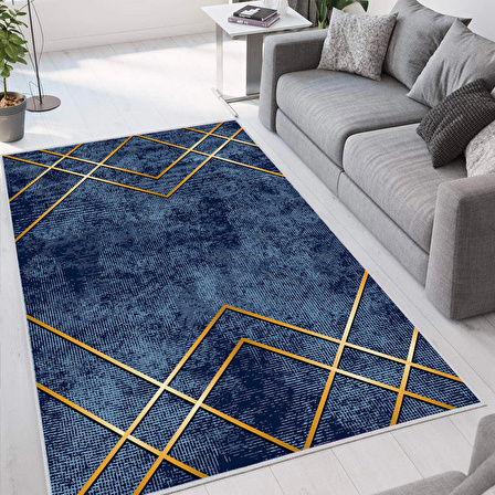 Dijital Baskı Yıkanabilir Kaymaz Taban Salon Halısı Ve Yolluk RVG1665