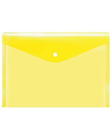 Umix Çıtçıtlı Şeffaf Zarf Dosya Sarı U1120P-SA 12 Adet