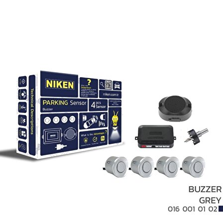Niken Park Sensörü Ses İkazlı Gri