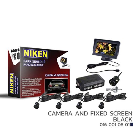 Niken Park Sensörü Kamera Ve Sabit Ekranlı Siyah